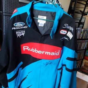 roush racing autographed kurt busch sponsor jacket